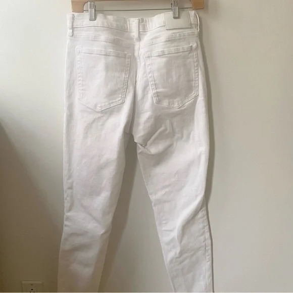 Everlane White Skinny Jeans High-Waisted - Picture 3 of 8
